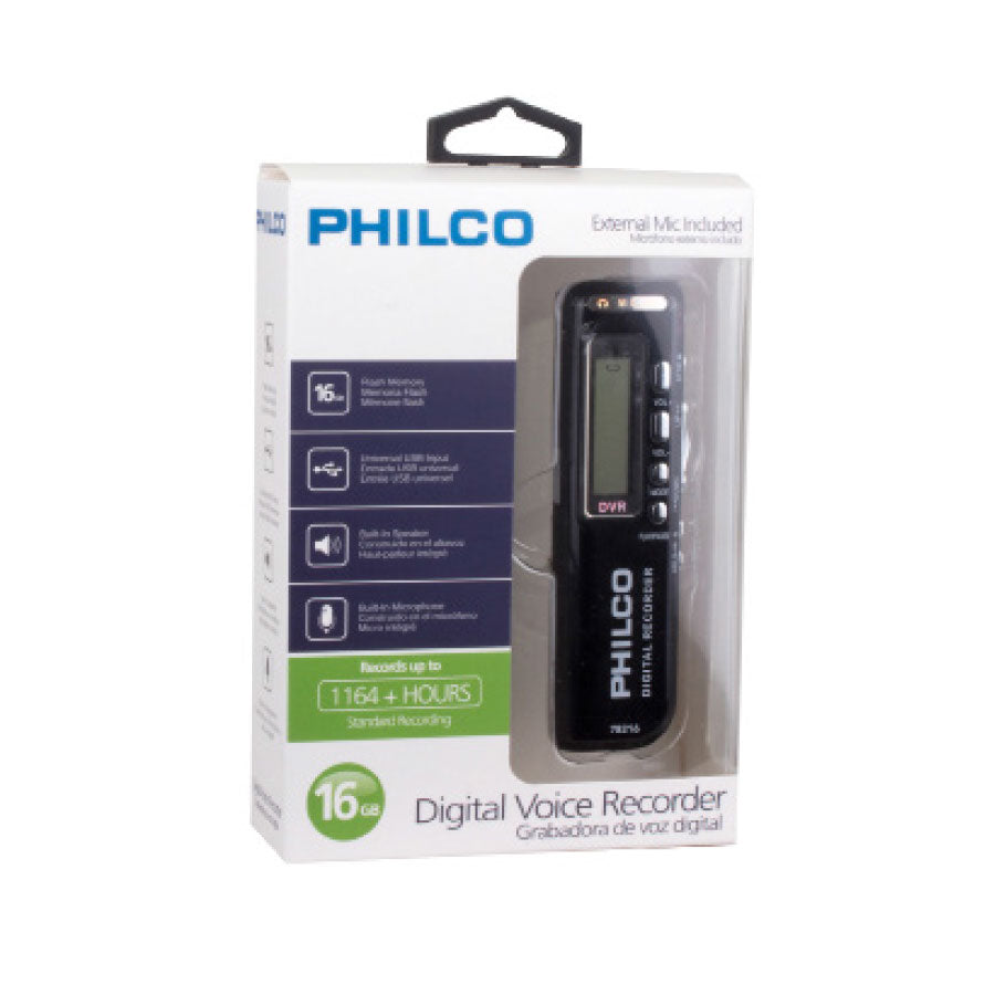 Grabadora de Voz Digital 16 Gb Philco – imagen 2