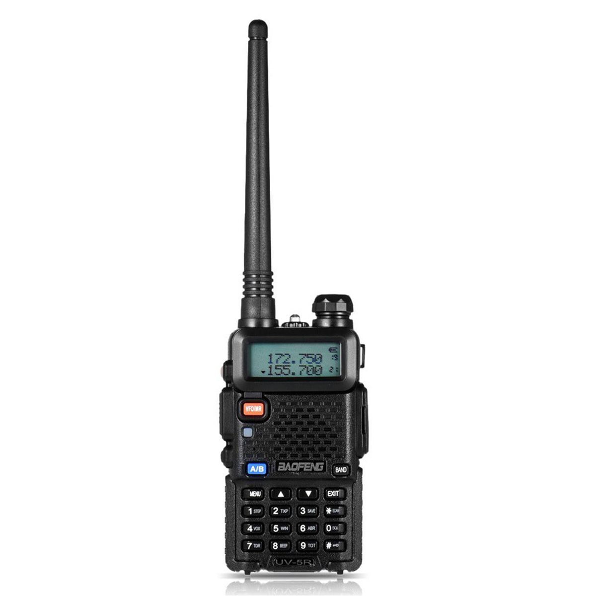 Radio Transmisor Baofeng Uv-5r Walkie-Talkie Dual Band Negro