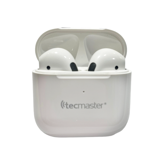 Audifonos Bluetooth Tecmaster Mini Airpro TM-300519 Blanco