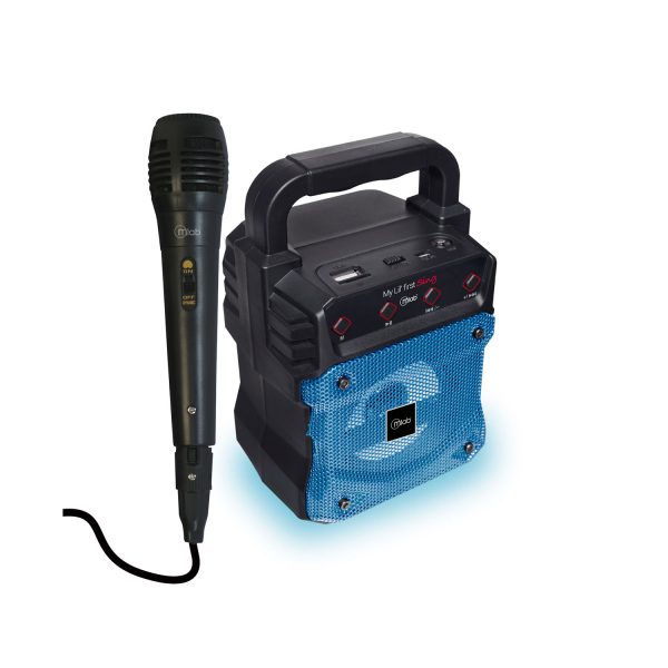 Parlante Bluetooth Microlab Karaoke Lil Tws Azul – imagen 3