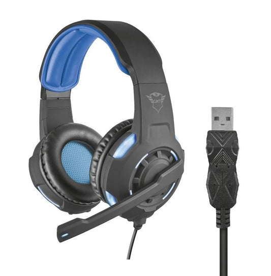 Audífono Gamer Trust Gxt-350 Radius 7.1 Surround Pc