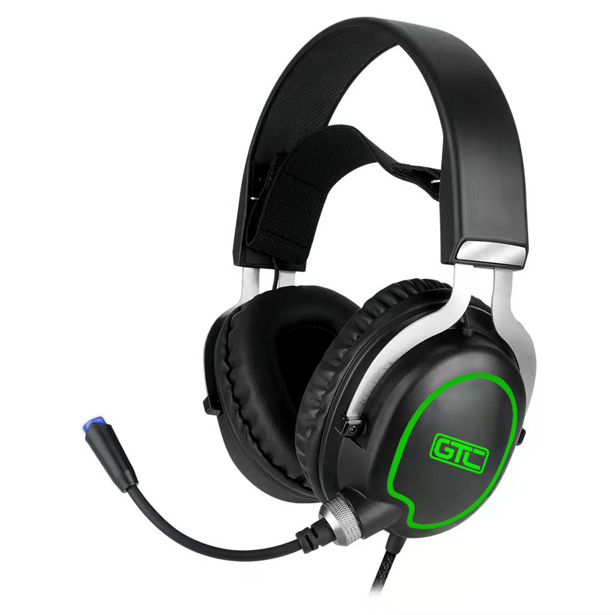 Audifono Gamer Gtc Hsg-610 Pc Ps4 Xbox Rgb Negro