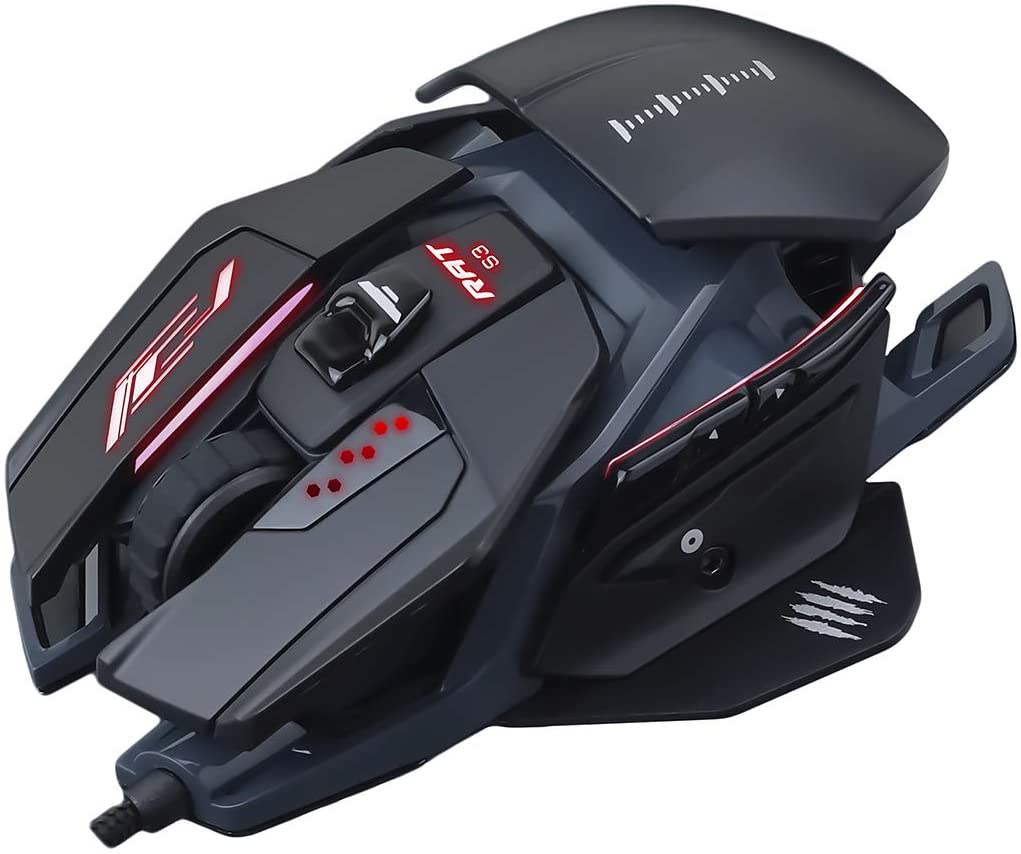 Mouse Gamer Mad Catz Rat Pro S3 7200 Dpi Negro – imagen 3