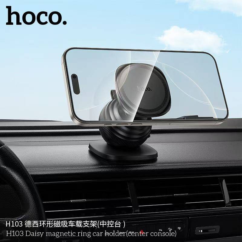Soporte De Auto Tablero Hoco H103 Negro – imagen 3