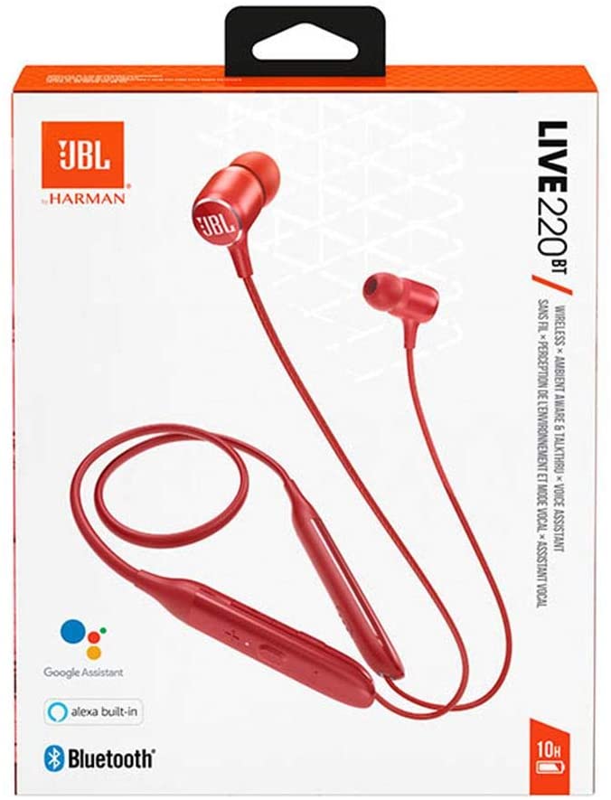 Audifonos Bluetooth Jbl Live 220 In Ear Rojo – imagen 2