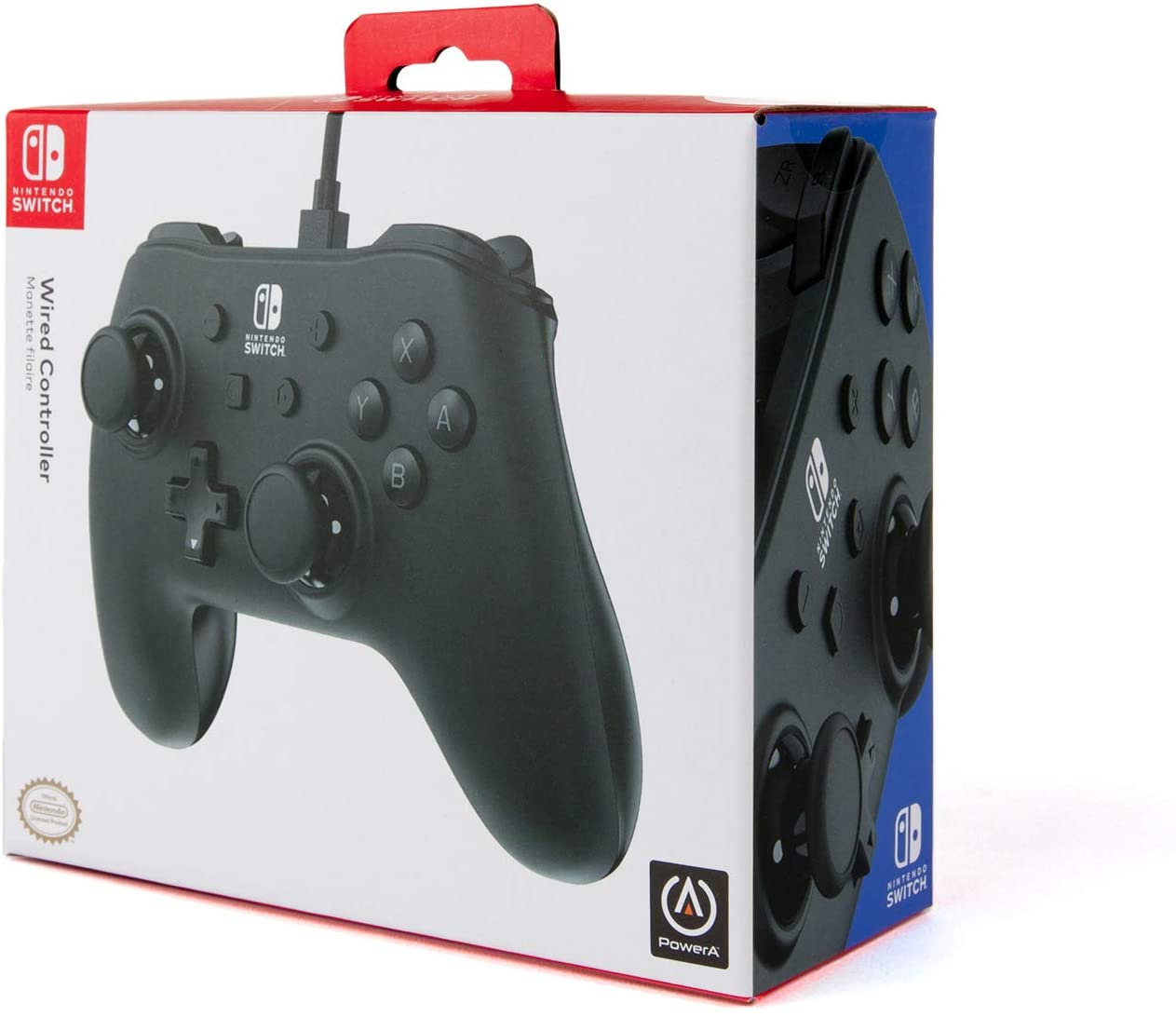 Control Alambrico Wired Powera Nintendo Switch Negro – imagen 3