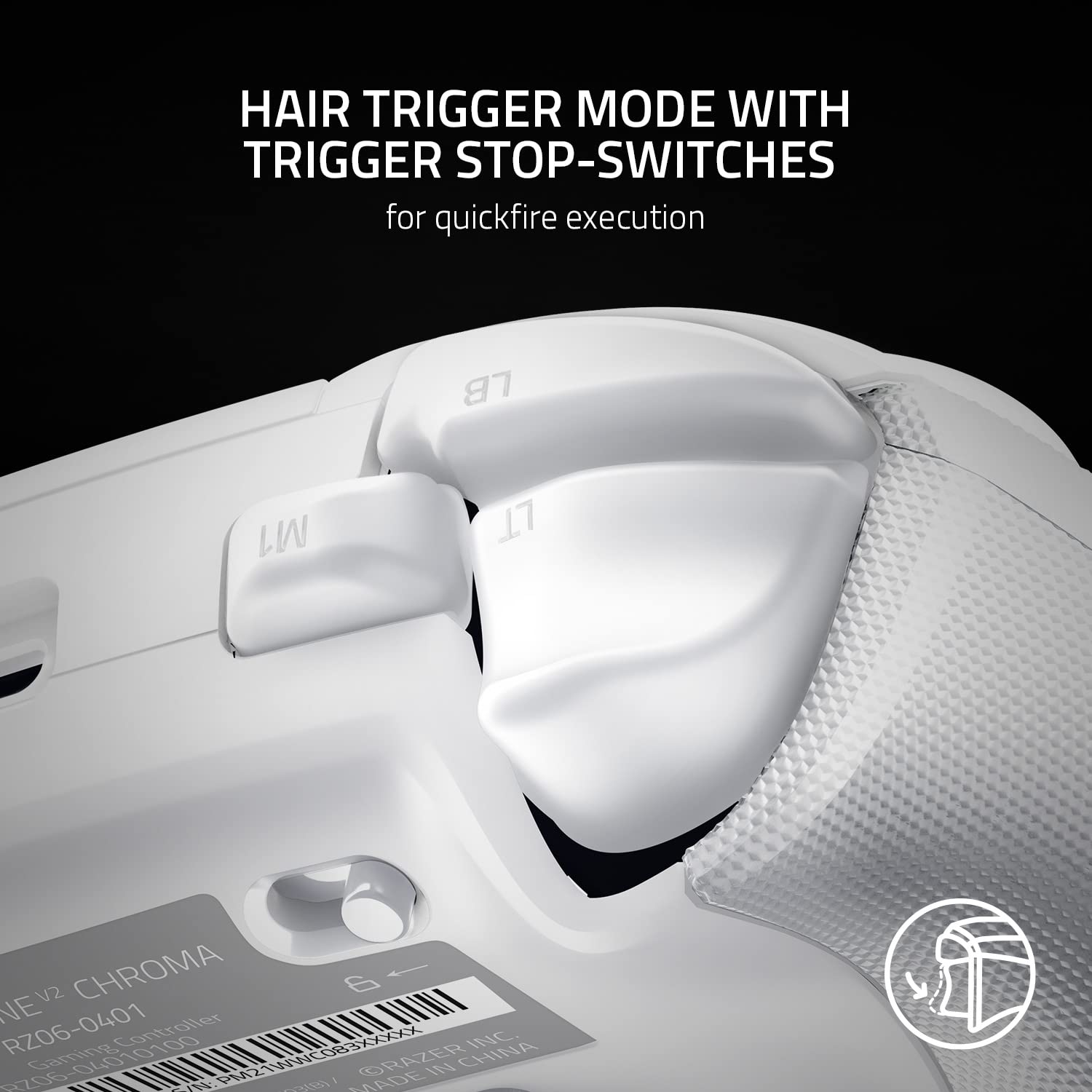 Control Joystick Razer Wolverine V2 Chroma Xbox One Series X/S Pc Blanco – imagen 4