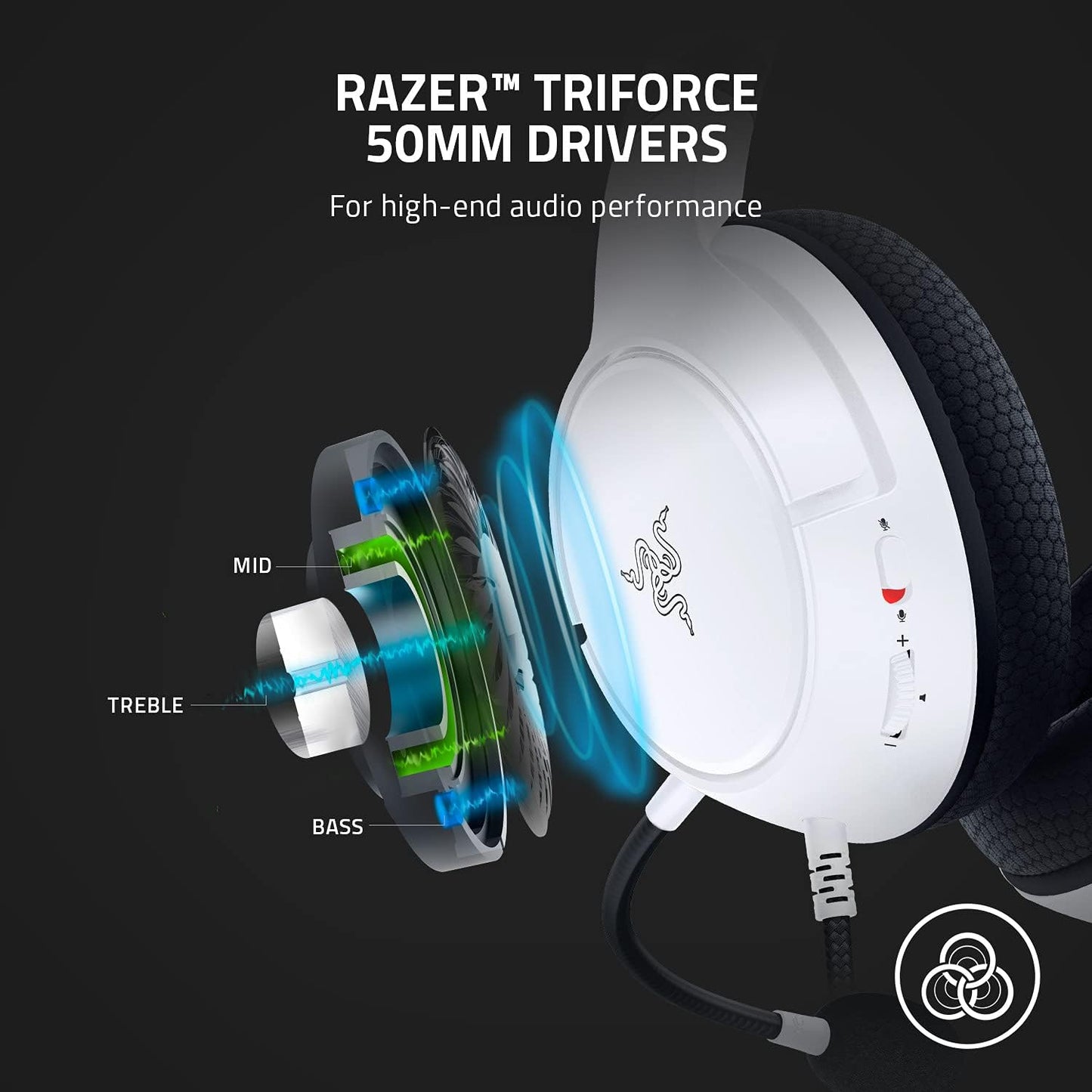 Audifono Gamer Razer Kaira X Xbox Blanco – imagen 4
