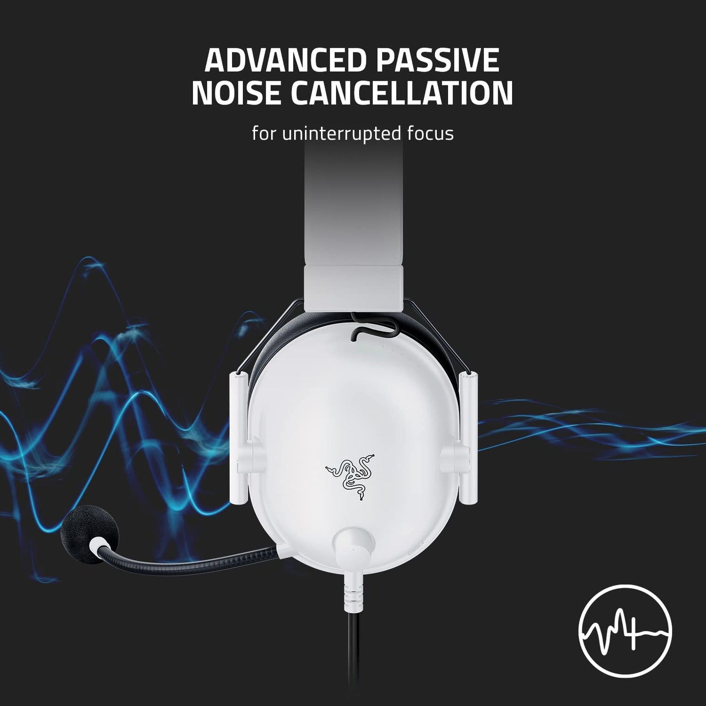 Audifonos Gamer Razer Blackshark V2 X Pc Ps4 Switch Blanco – imagen 6