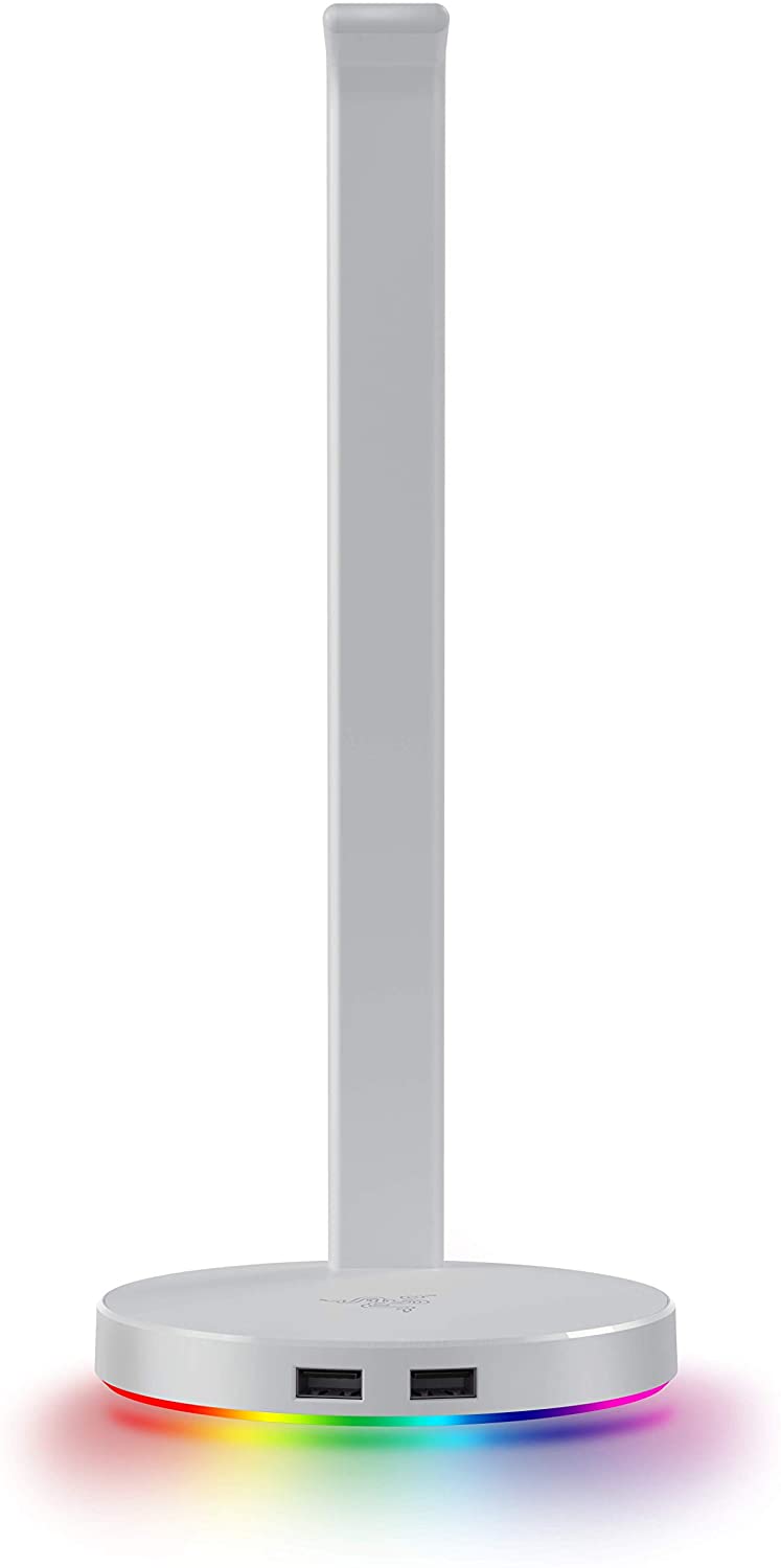 Soporte De Audifonos Razer Base Station V2 Chroma Usb Hub Blanco – imagen 3