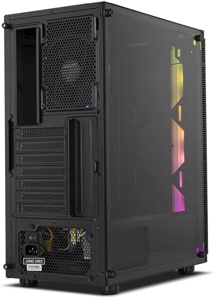 Gabinete Gamer Nox Infinity Gamma Argb Mid Negro – imagen 4