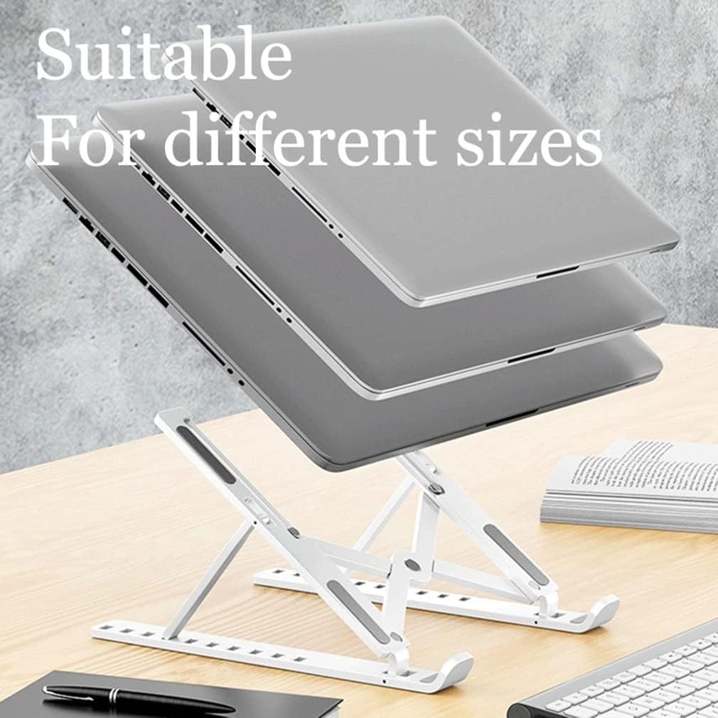 Soporte Stand Plastico Notebook Antideslizante 15,6 Blanco – imagen 2