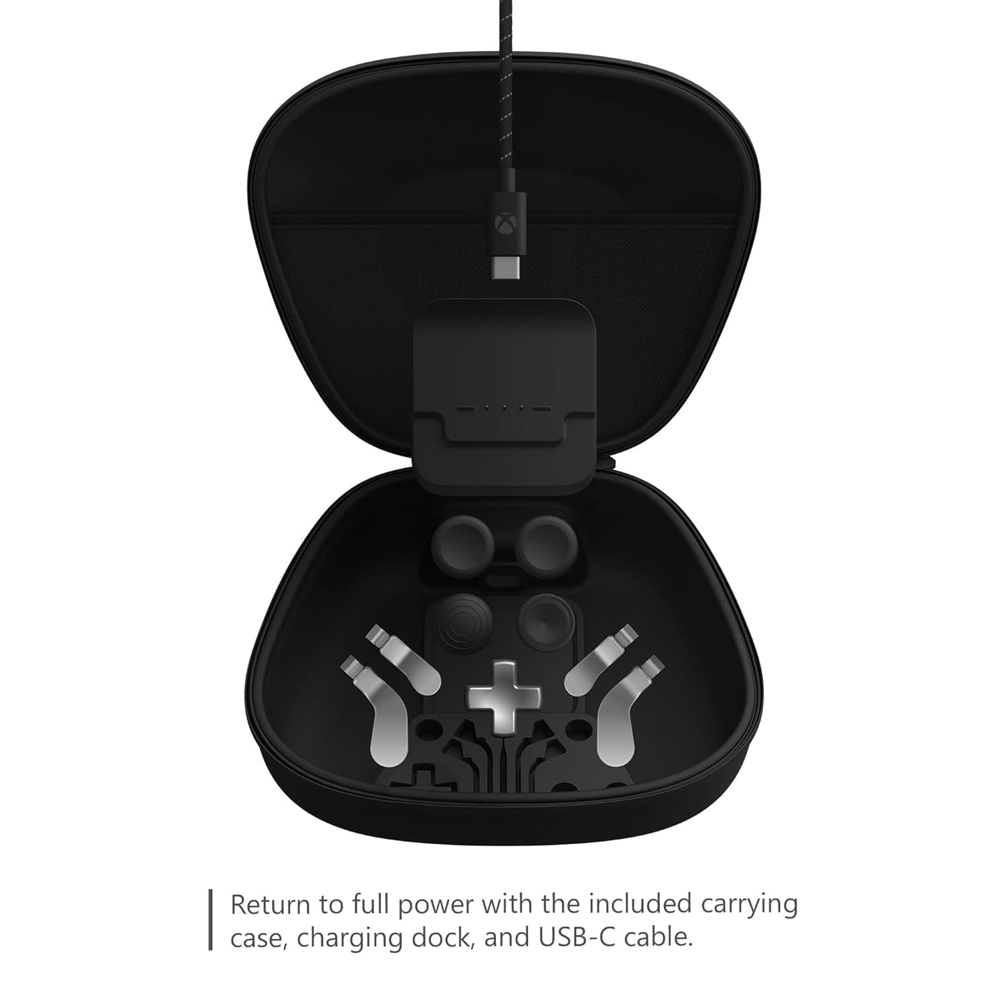 Estuche Transportador Xbox De Carga y Cable USB-C Negro – imagen 3