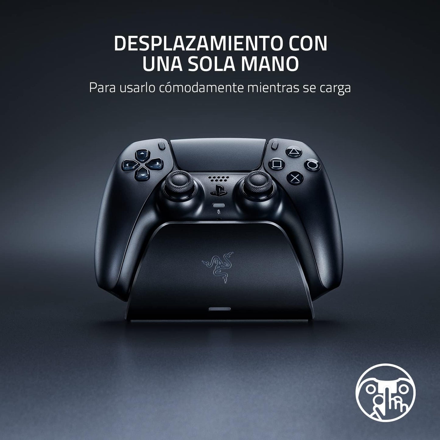 Base Cargador Razer Para Control Ps5 Azul – imagen 4