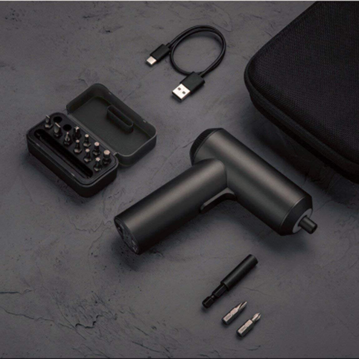 Xiaomi Destornillador Eléctrico Inalámbrico 12 Piezas Premium Negro – imagen 2