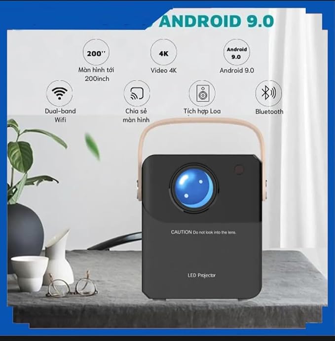 Proyector Cy300 4K Wifi Bluetooth Blanco – imagen 3
