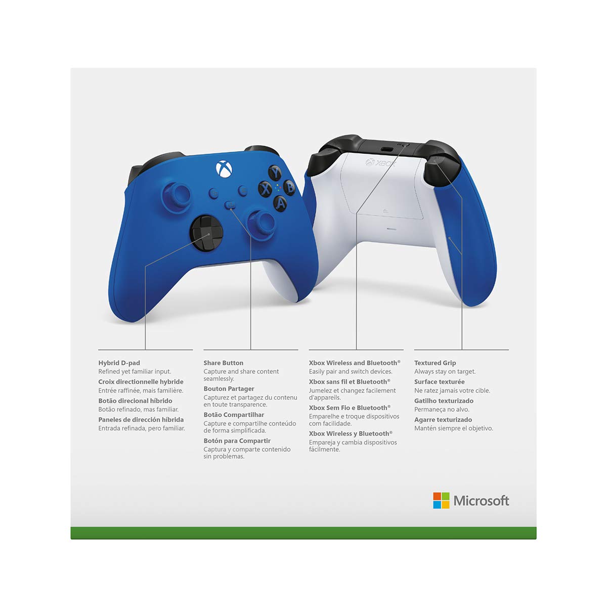 Control Inalambrico Microsoft Xbox Series S Azul – imagen 4