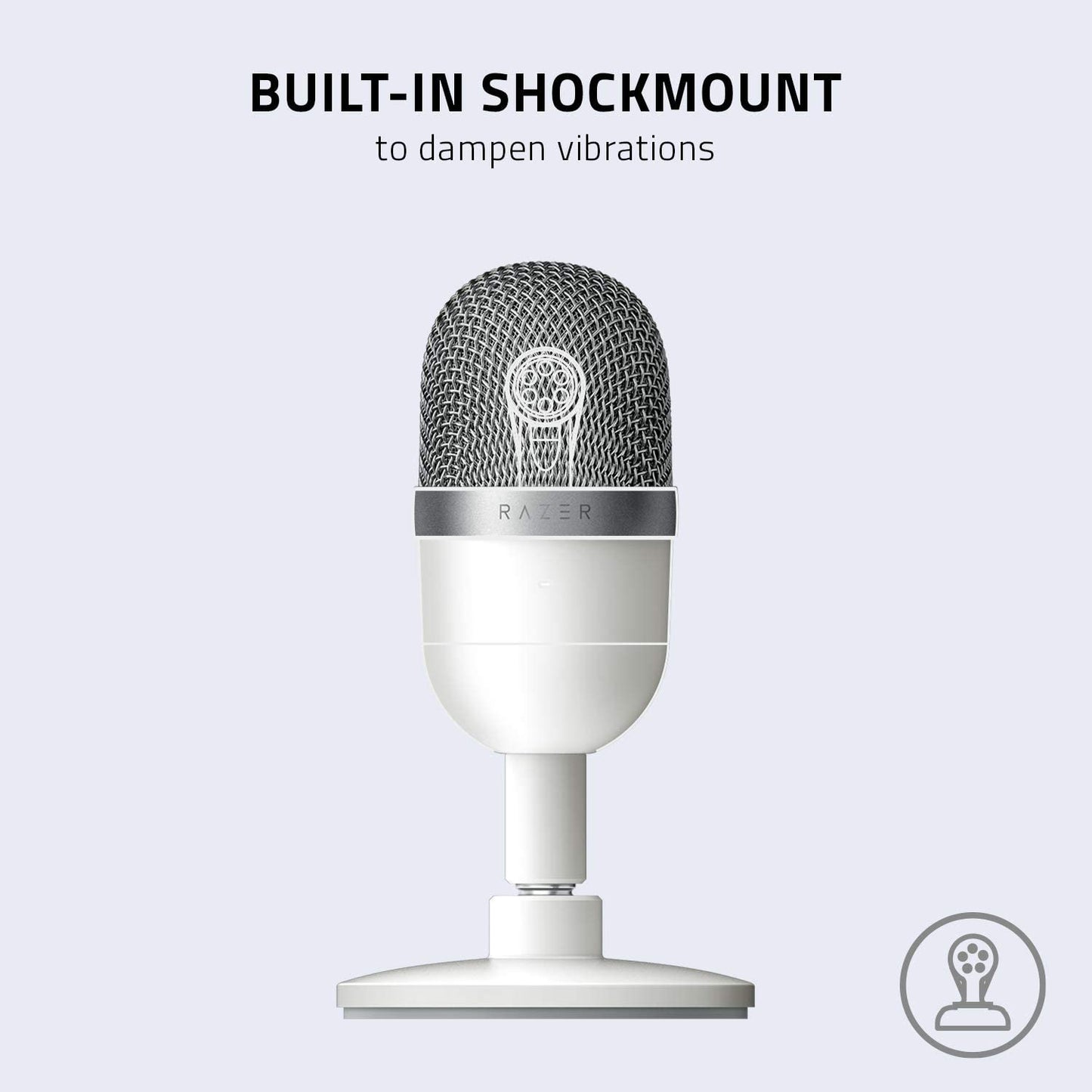 Micrófono Streamer Razer Seiren Mini Mercury Blanco – imagen 5