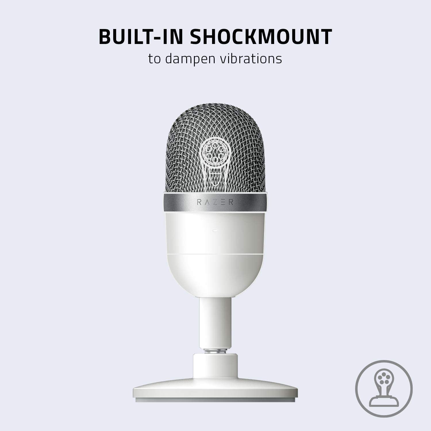 Micrófono Streamer Razer Seiren Mini Mercury Blanco – imagen 5