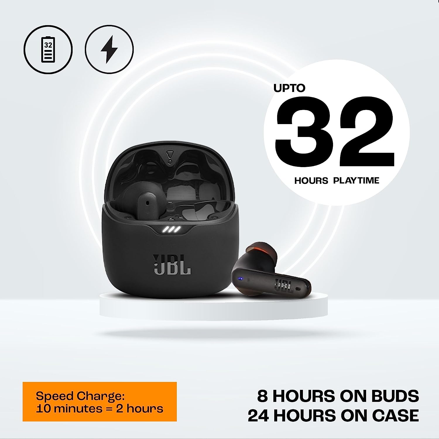 Audífonos Bluetooth Jbl Tune Flex Tws Negro – imagen 4
