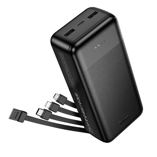 Powerbank Carga Rapida 4 en 1 Hoco J163b 30000 Mah Negro