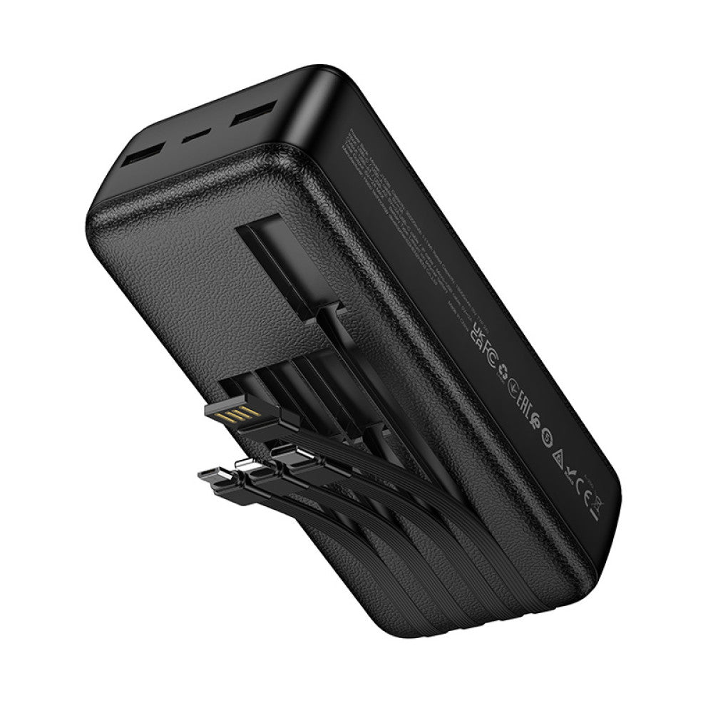 Powerbank Carga Rapida 4 en 1 Hoco J163b 30000 Mah Negro – imagen 3