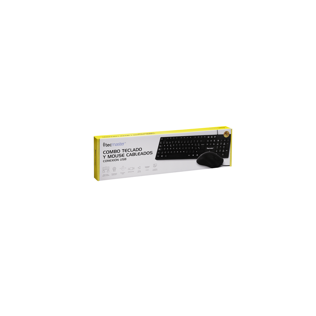 Kit Teclado Y Mouse Inalámbrico Tecmaster TM-100511 Negro – imagen 2