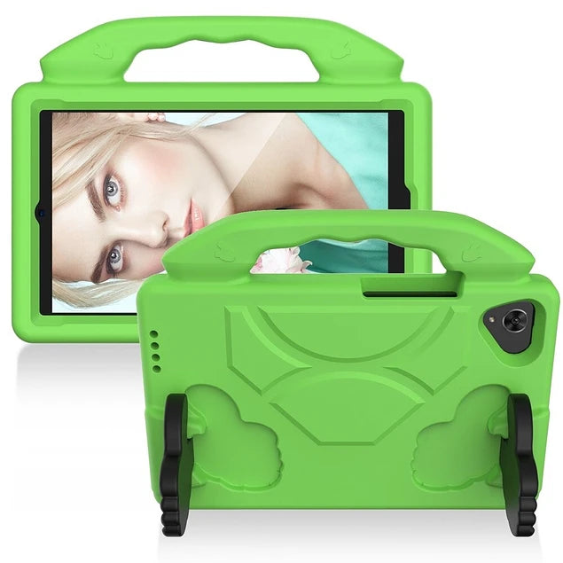 Funda Carcasa Niños Anti Golpes Goma Lenovo M10 Plus Tb-X606f 10.3 Verde