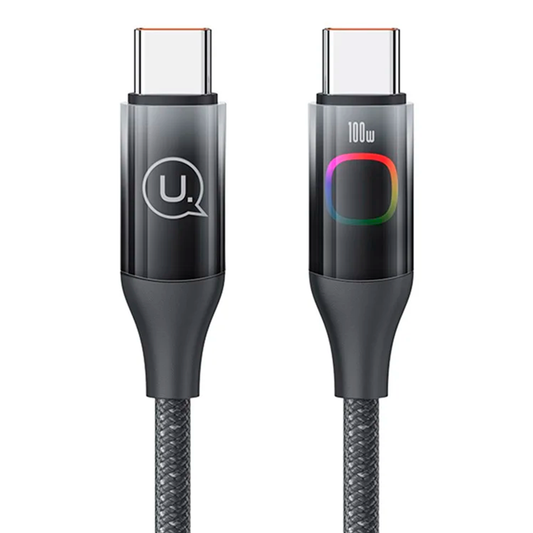 Cable Tipo C a Tipo C Usams Us-sj640 Trenzado 100w 1,2 Metros