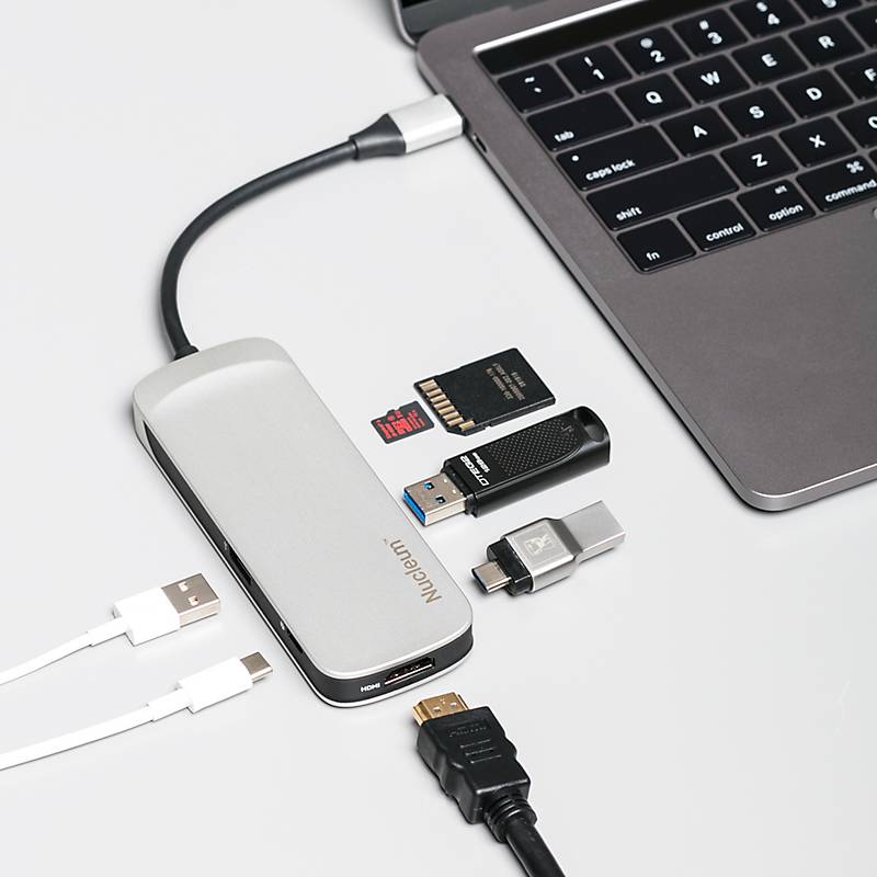 Adaptador Hub Usb Tipo C 7 Puertos Macbook Kingston – imagen 3