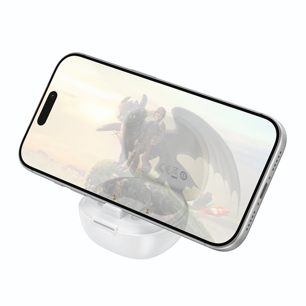 Audífonos Bluetooth In Ear Hoco Eq100 Stand Traductor Ai Blanco – imagen 2