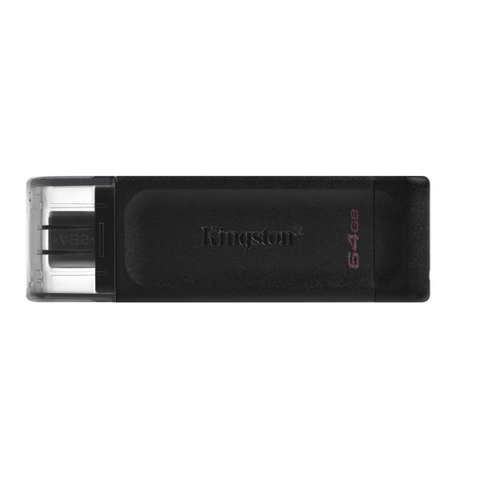 Pendrive Kingston Datatraveler 70 Dt70 64 Gb Usb 3.2 Negro