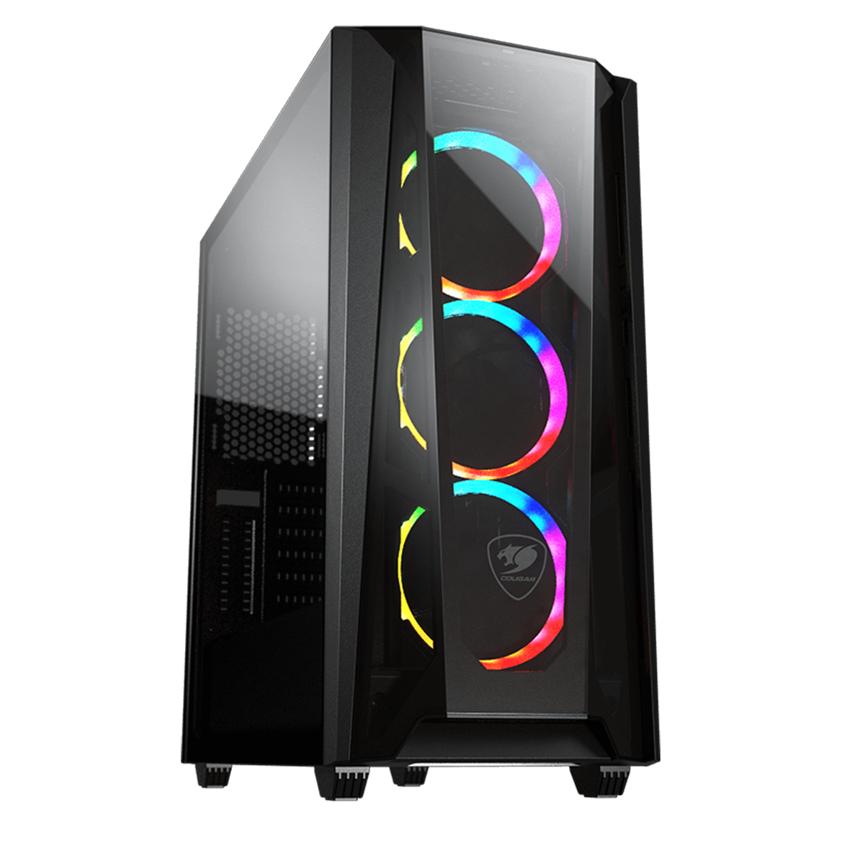 Gabinete Gamer Cougar Mx660-T Rgb Mid Tower Negro