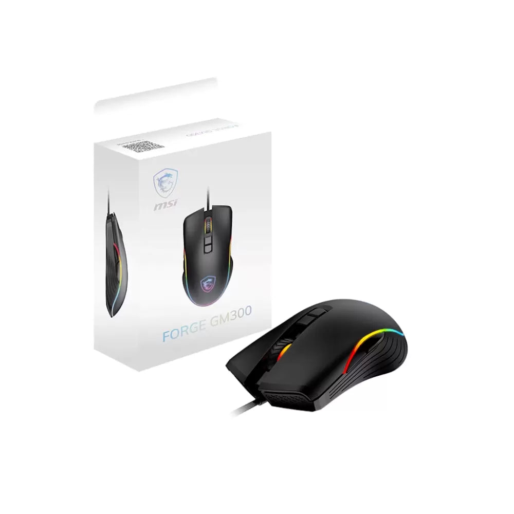 Mouse Gamer Msi Forge Gm300 7200 Dpi Negro – imagen 4