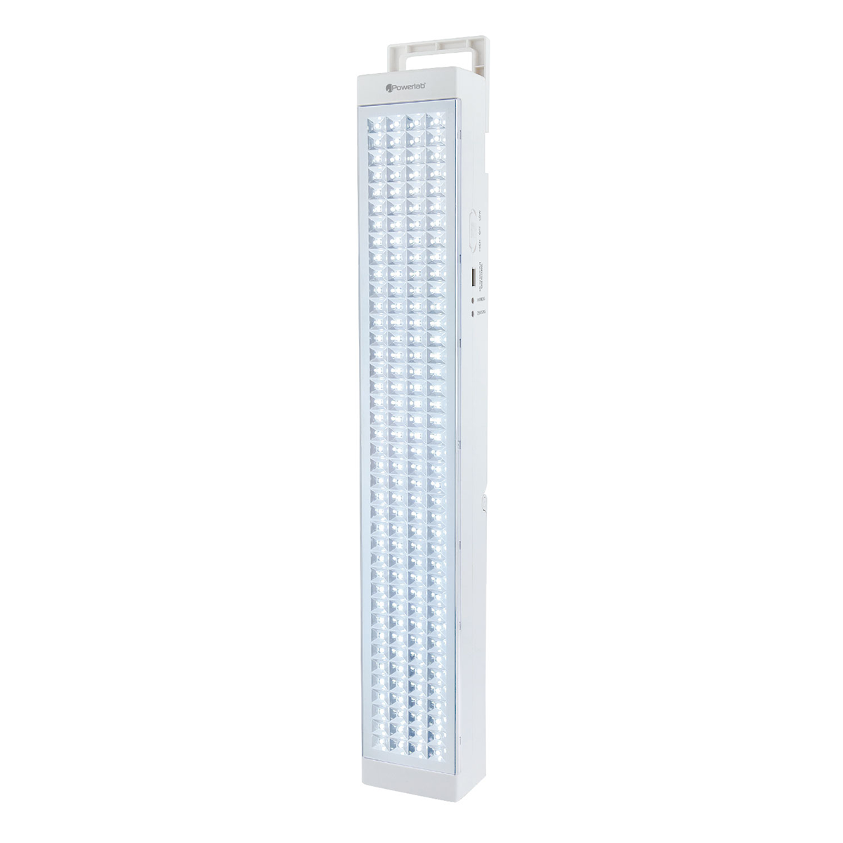 Lampara Emergencia Recargable 160 Led Powerlab Blanco