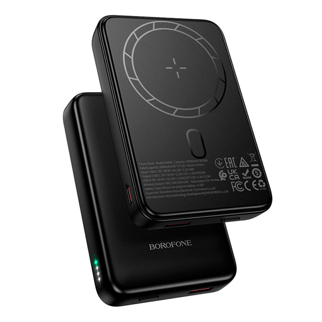Powerbank Magnetica Borofone Bj82a Magsafe 10000 Mah Negro