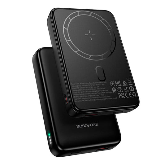 Powerbank Magnetica Borofone Bj82a Magsafe 10000 Mah Negro
