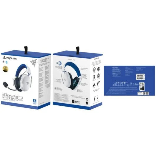 Audifono Gamer Razer Blackshark V3 x Hyperspeed Para PS5 Blanco – imagen 2