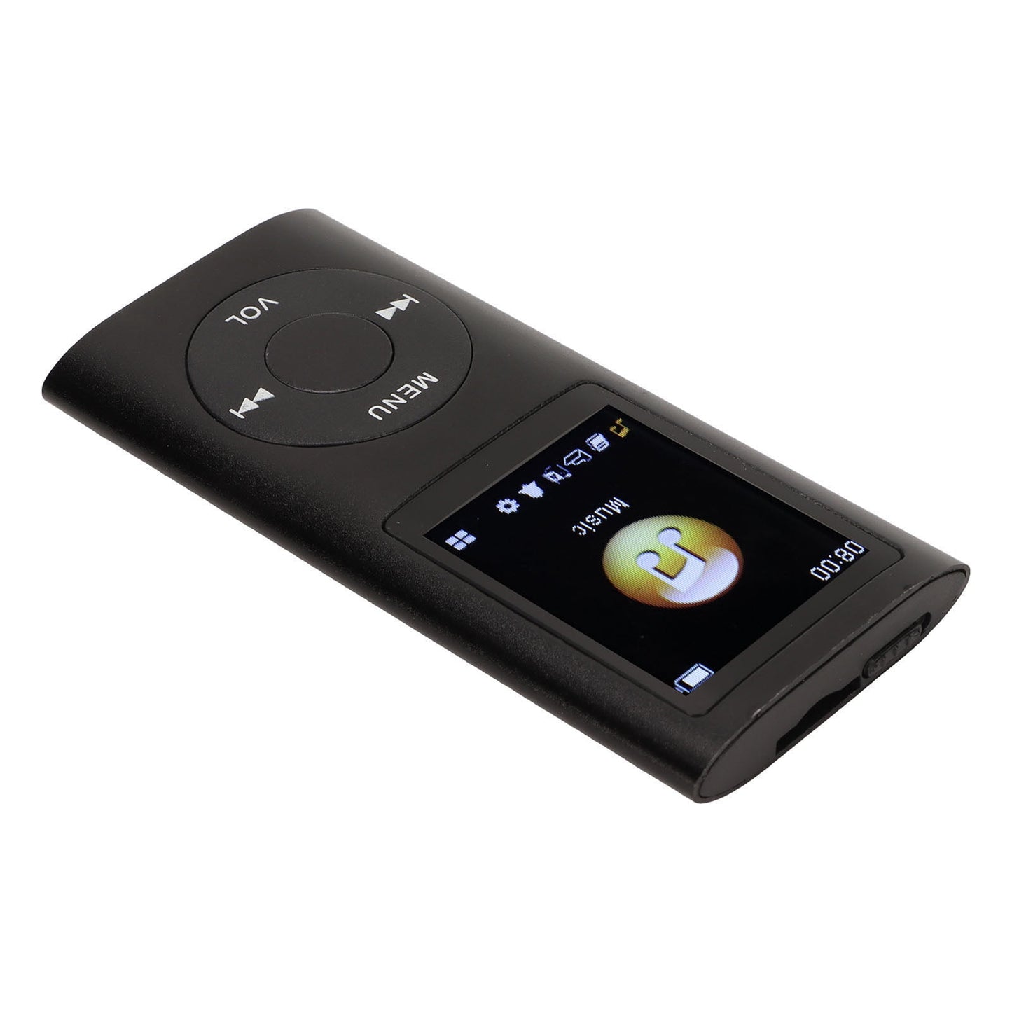 Reproductor Mp4 Bluetooth Pantalla Radio Fm + Audifonos Negro