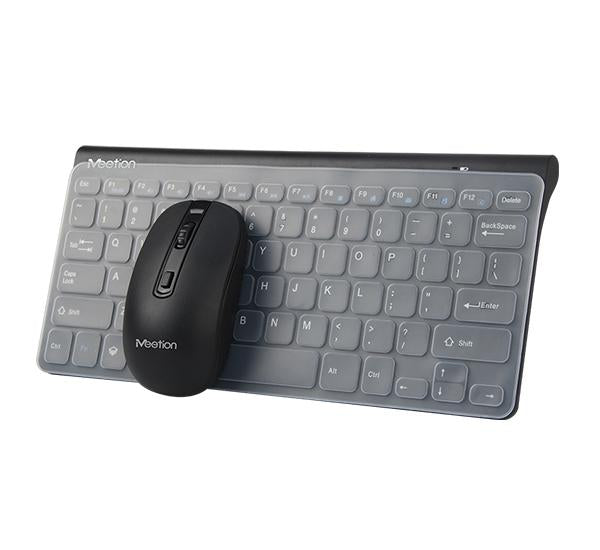 Kit Teclado + Mouse Inalámbrico Meetion Mini Mt-4000 Español Negro – imagen 4