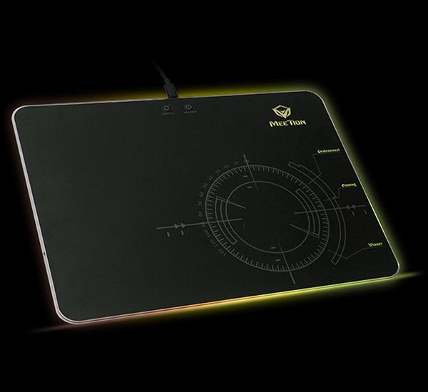 Mousepad Gamer Meetion Backlit 36x26cm Negro – imagen 3
