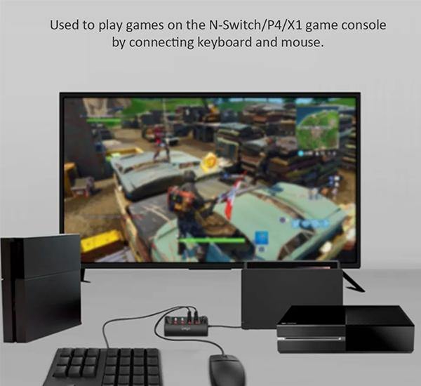 Adaptador Ipega 9133 Teclado Y Mouse Ps4 Nintendo Switch – imagen 4