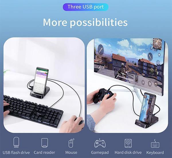 Hub Base Mate Docking Tipo C Multifunción 7 en 1 Baseus – imagen 2