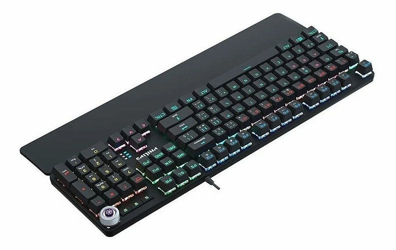 Teclado Gamer Mecánico Philips G605 Rainbow Negro – imagen 3