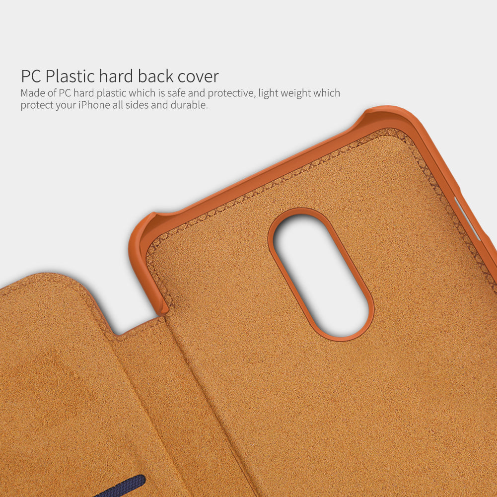 Oneplus 7 Qin Flip Cover Cuero Nillkin – imagen 4