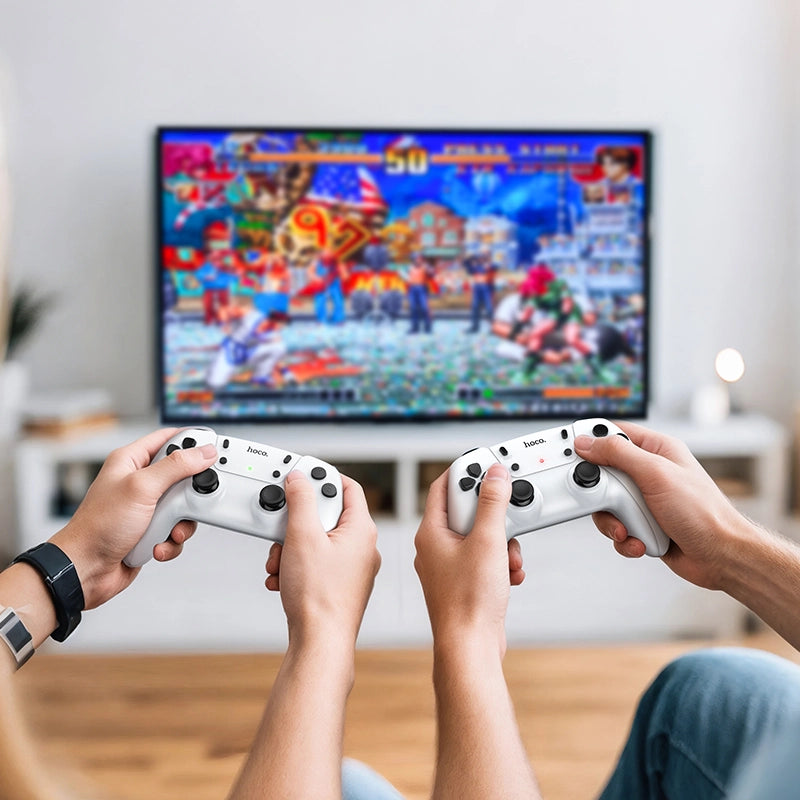 Consola Retro Hoco Ga31 + 2 Controles Hoco GA31 Blanco – imagen 2
