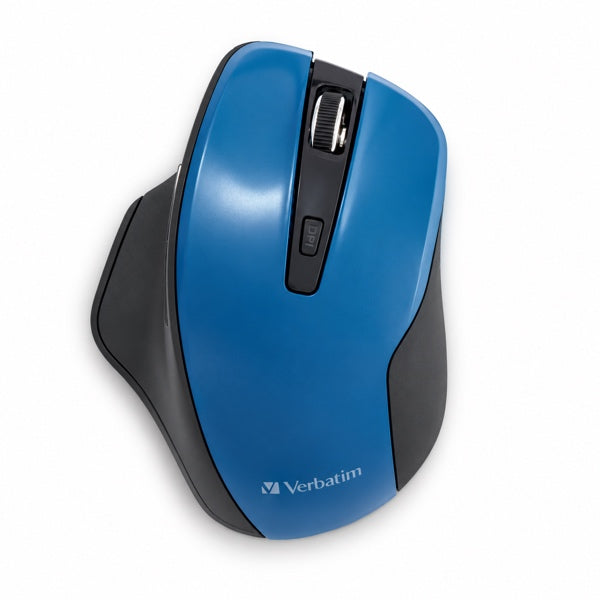 Mouse Ergonómico Inalámbrico Silencioso Verbatim Blue 1600 DPI Dark Teal