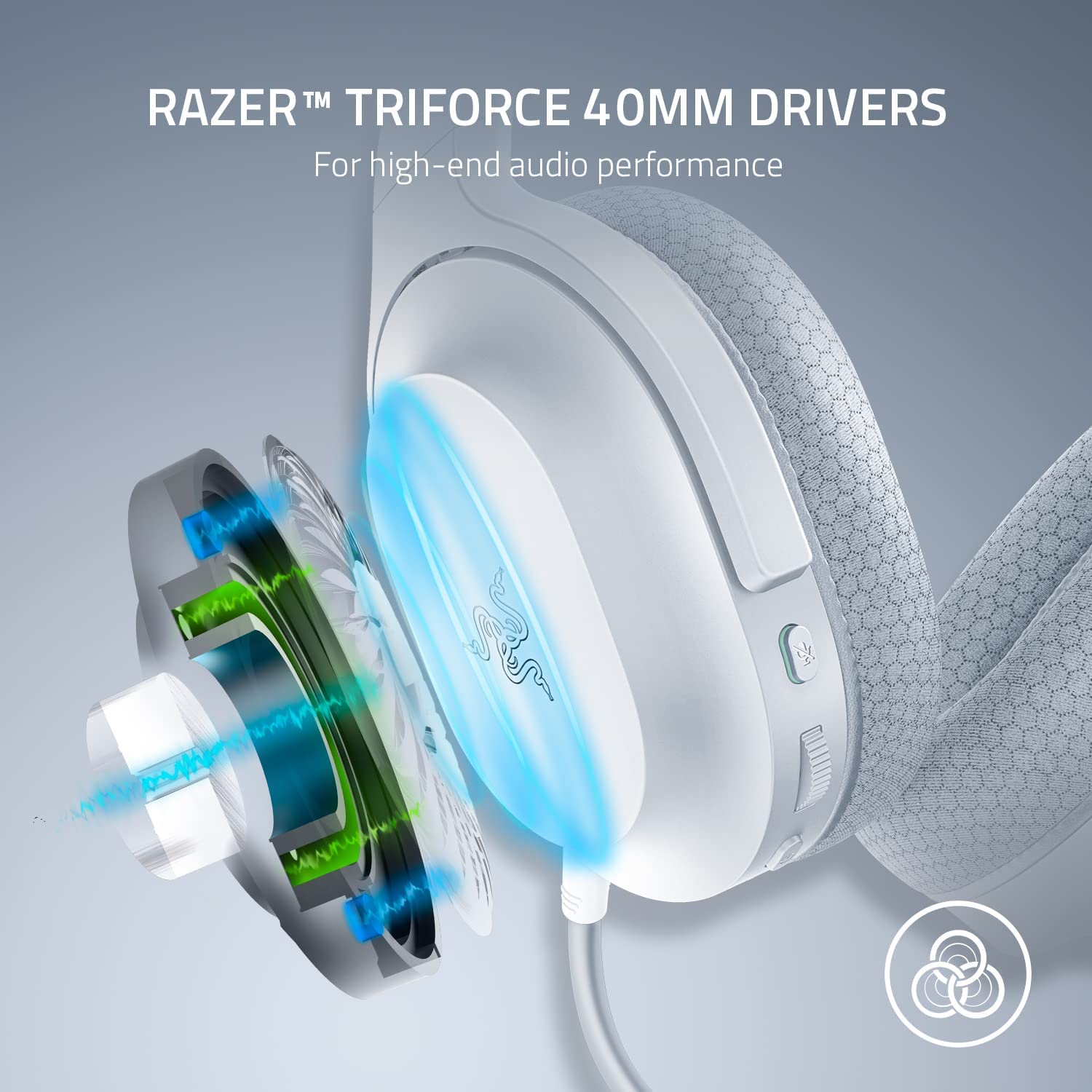 Audifonos Gamer Razer Inalambricos Barracuda X Blanco – imagen 2