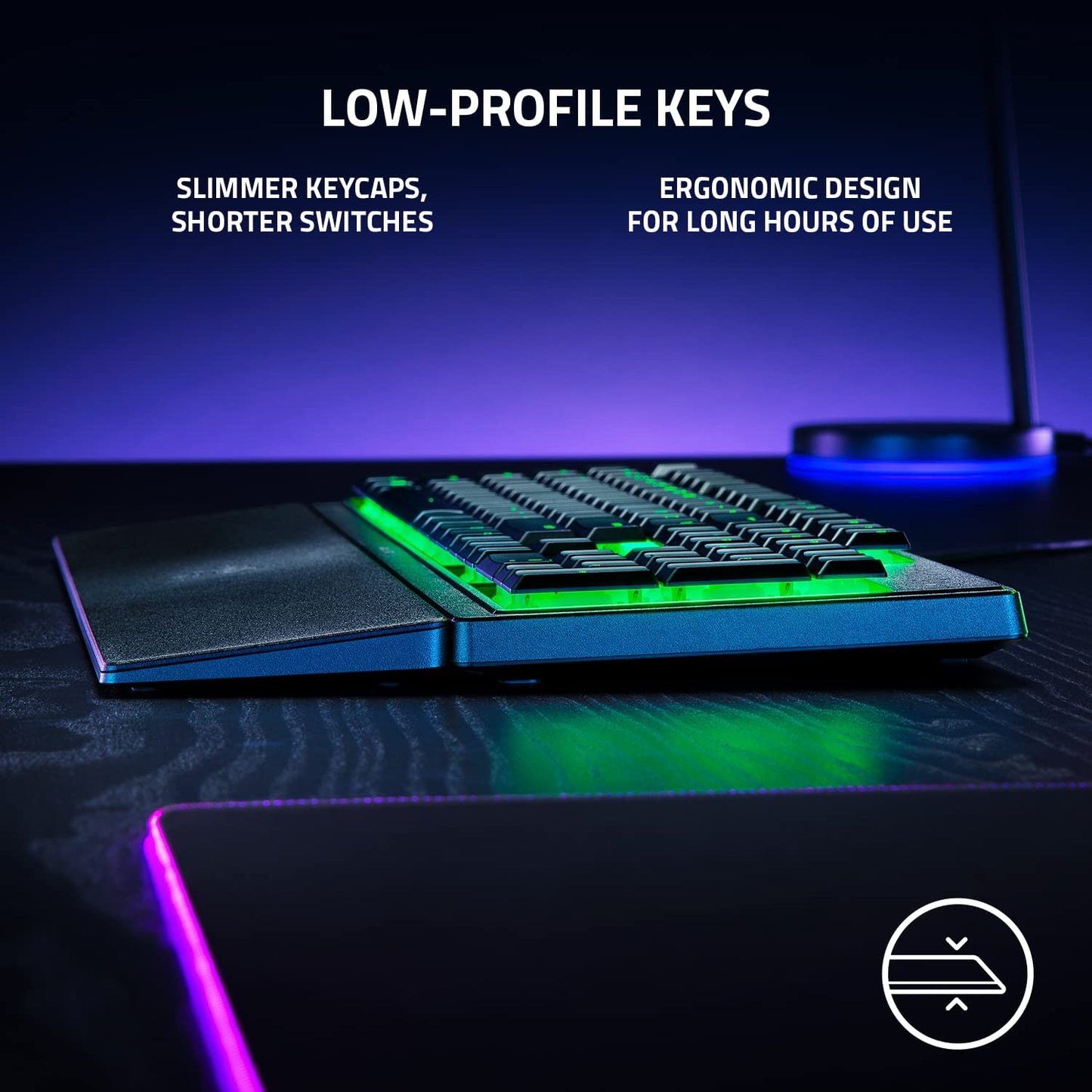 Teclado Gamer Razer Ornata V3 X Membrana Negro – imagen 4