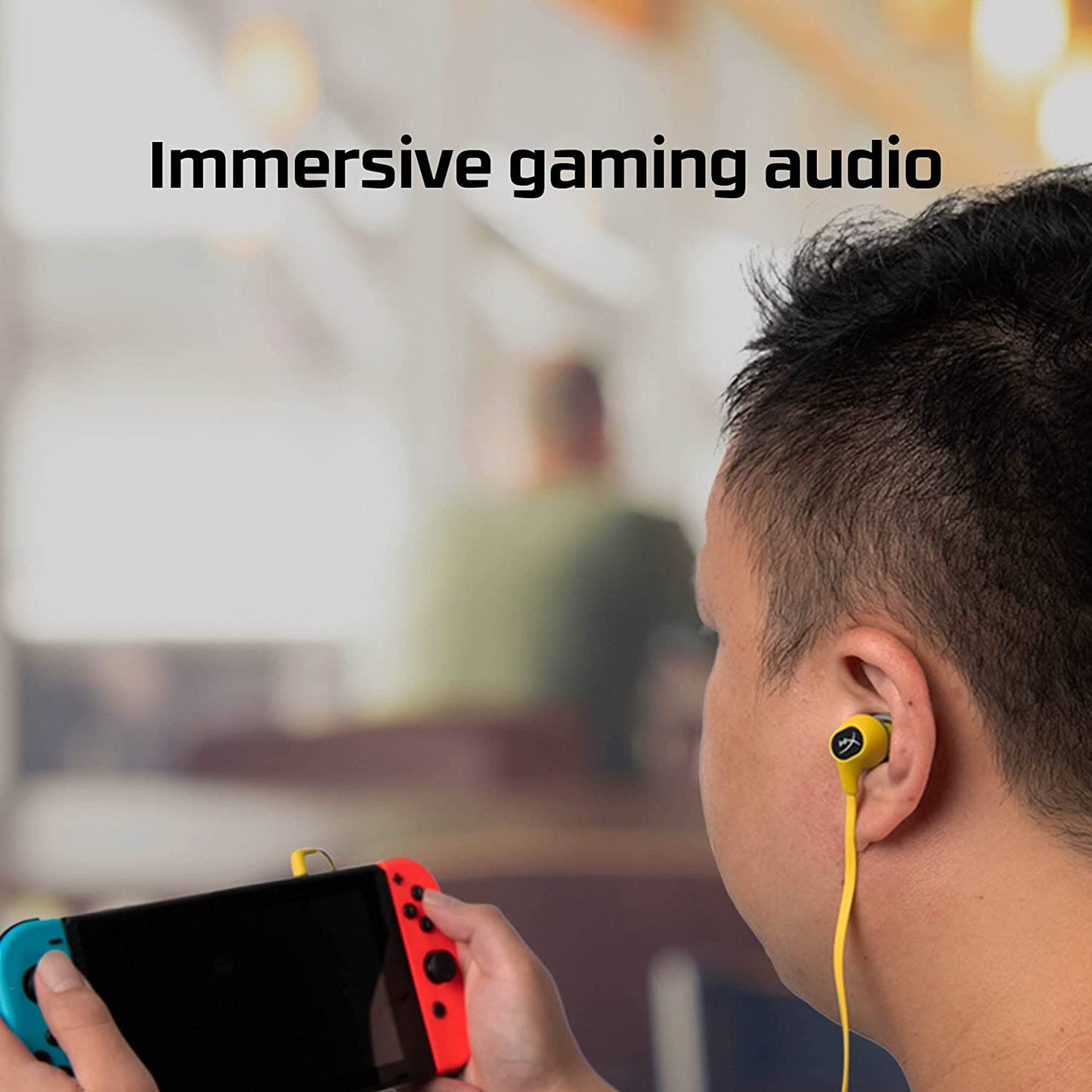 Audifono Gamer Hyperx Cloud Earbuds Amarillo (hepe1-ma-yl/g) – imagen 2